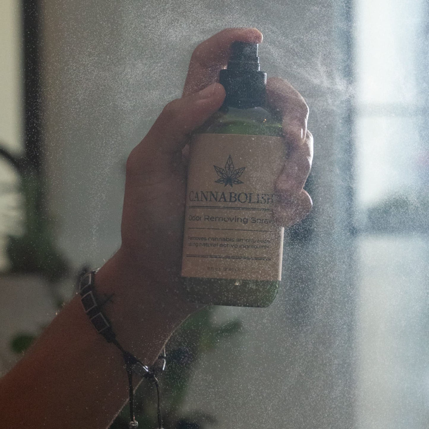 Cannabolish Wintergreen Smoke Odor Eliminator Spray and Air Freshener, 8 fl. oz, Natural Ingredients